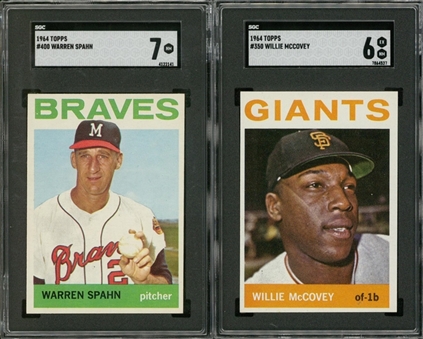 1954-1965 Topps and Red Heart Collection (79) Including Hall of Famers 